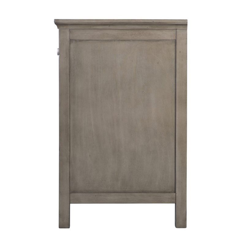 Craft + Main Brantley Series BAGV3022D Vanity, Wood, Distressed Gray, Free-Standing Installation, 2-Cabinet Door Distressed Gray
