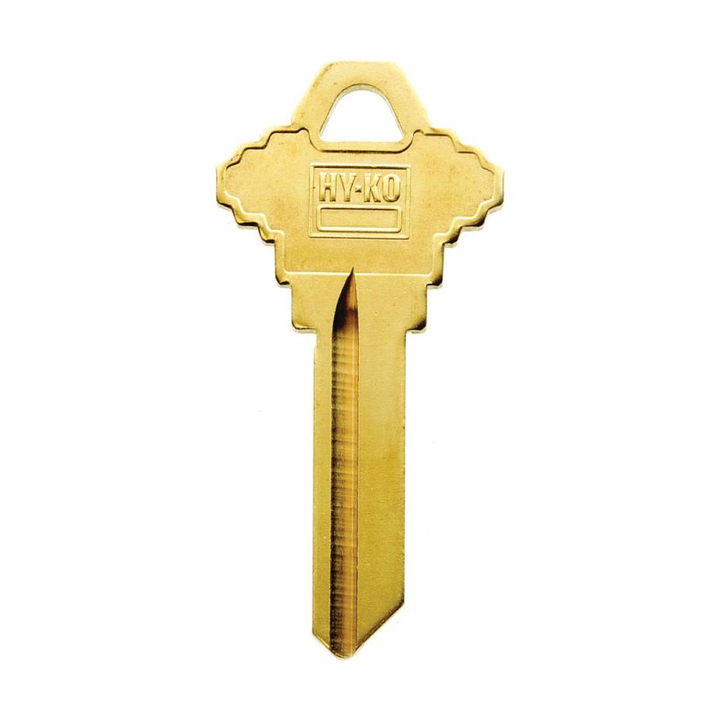 Hy-Ko 21200SC4BR Key Blank, Brass, For: Schlage Cabinet, House Locks and Padlocks (Pack of 200)