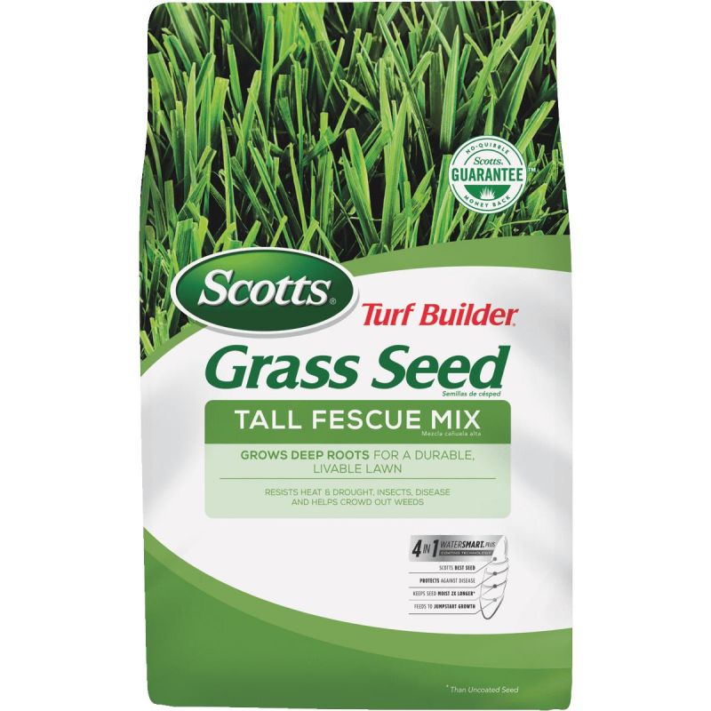 Scotts Turf Builder Tall Fescue Mix Grass Seed 20 Lb., Medium Texture, Dark Green Color
