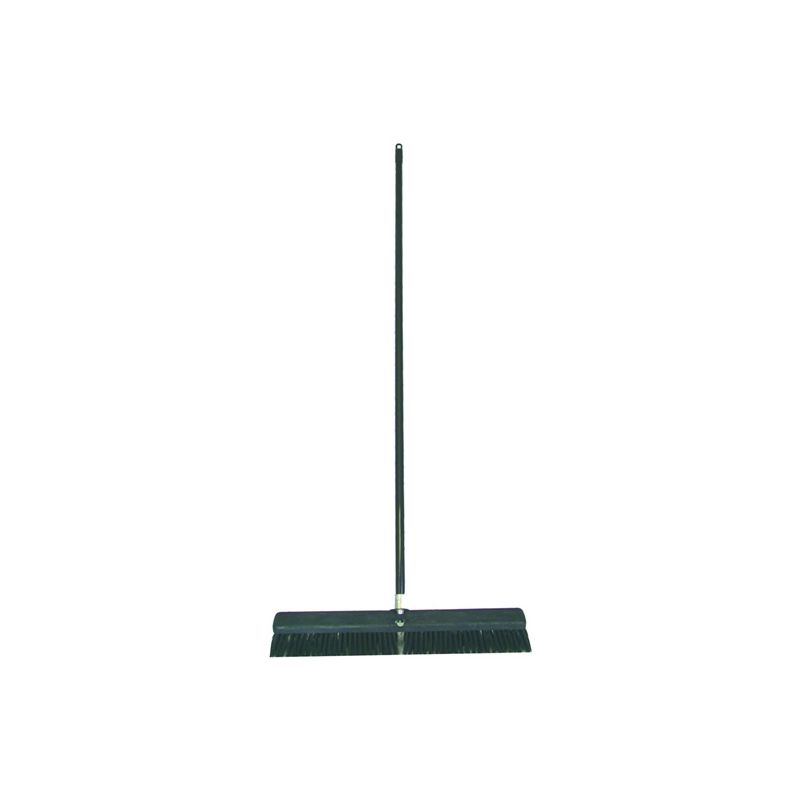 Birdwell 4027-4 Contractor Push Broom, 3 in L Trim, Polystyrene Bristle