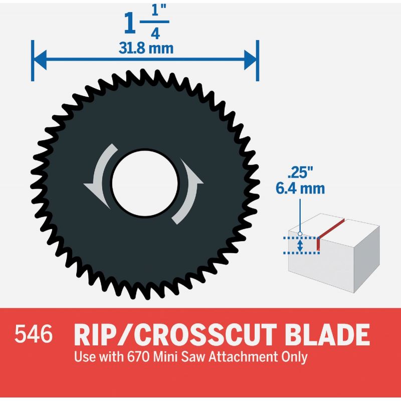Dremel Mini Rip/Crosscut Blade