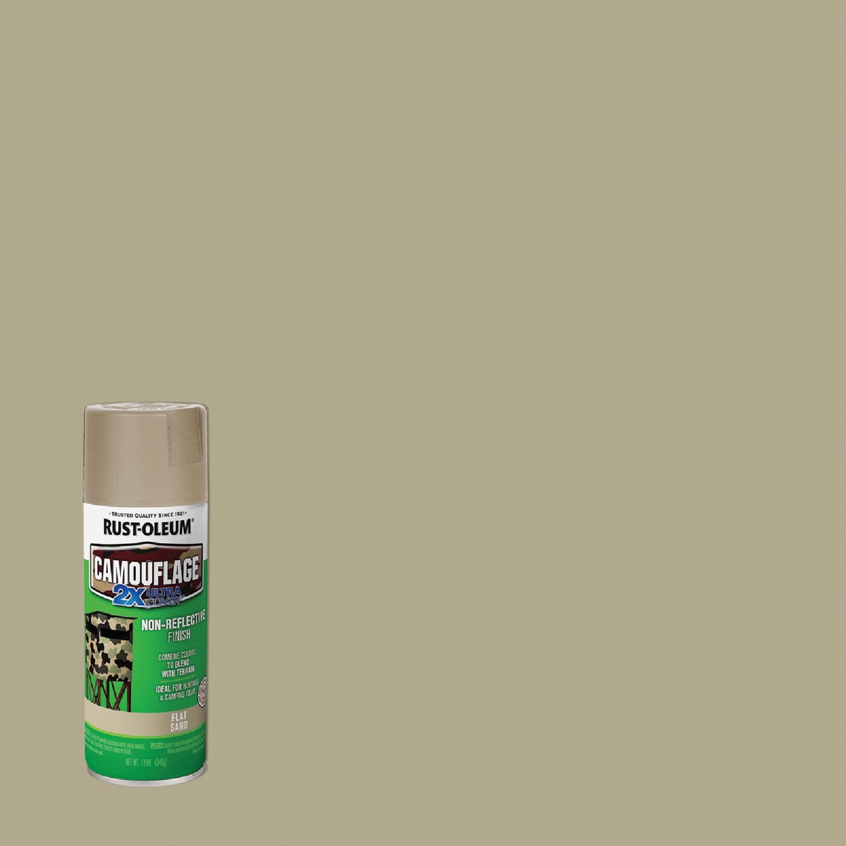 Khaki, Rust-Oleum Specialty Camouflage Spray Paint- Quart, 2 Pack
