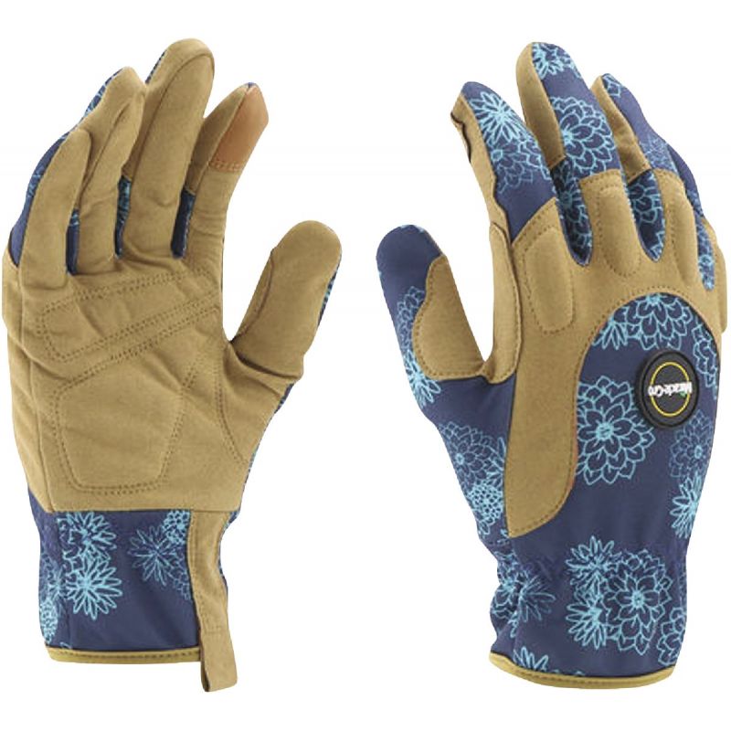 Miracle-Gro Padded Palm Garden Gloves M/L, Floral