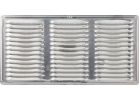 Air Vent Aluminum Under Eave Vent 16 In. X 8 In., Mill (Pack of 24)