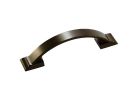 Amerock Candler Series BP29349CBZ Cabinet Pull, 4-3/8 in L Handle, 3/4 in H Handle, 1-1/8 in Projection, Zinc, Bronze Caramel, Transitional