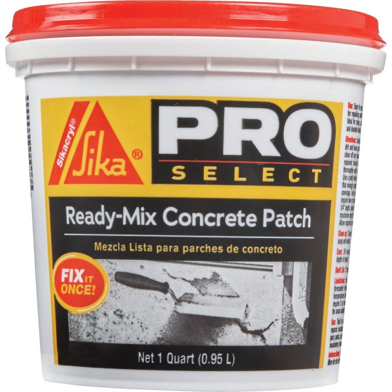 Sikacryl Pro Select Ready-Mix Concrete Patch 1 Qt., Gray