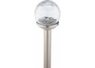 Outdoor Expressions Crackle Ball Solar Path Light Clear (Pack of 12)
