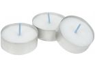 Candle-lite Unscented Tea Light Candle White