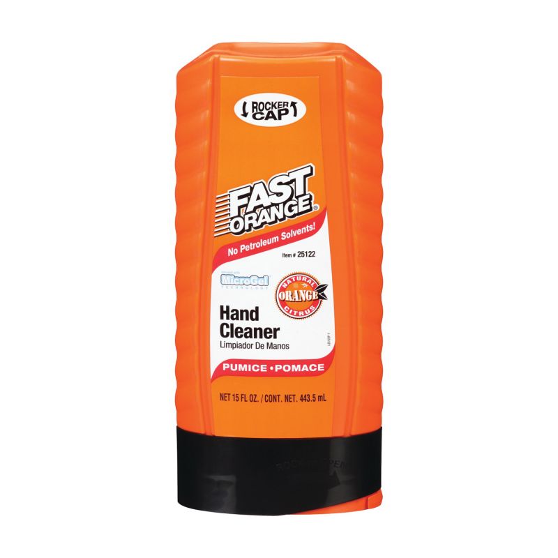Fast Orange 25122/25113 Hand Cleaner, Lotion, White, Citrus, 15 oz, Bottle White