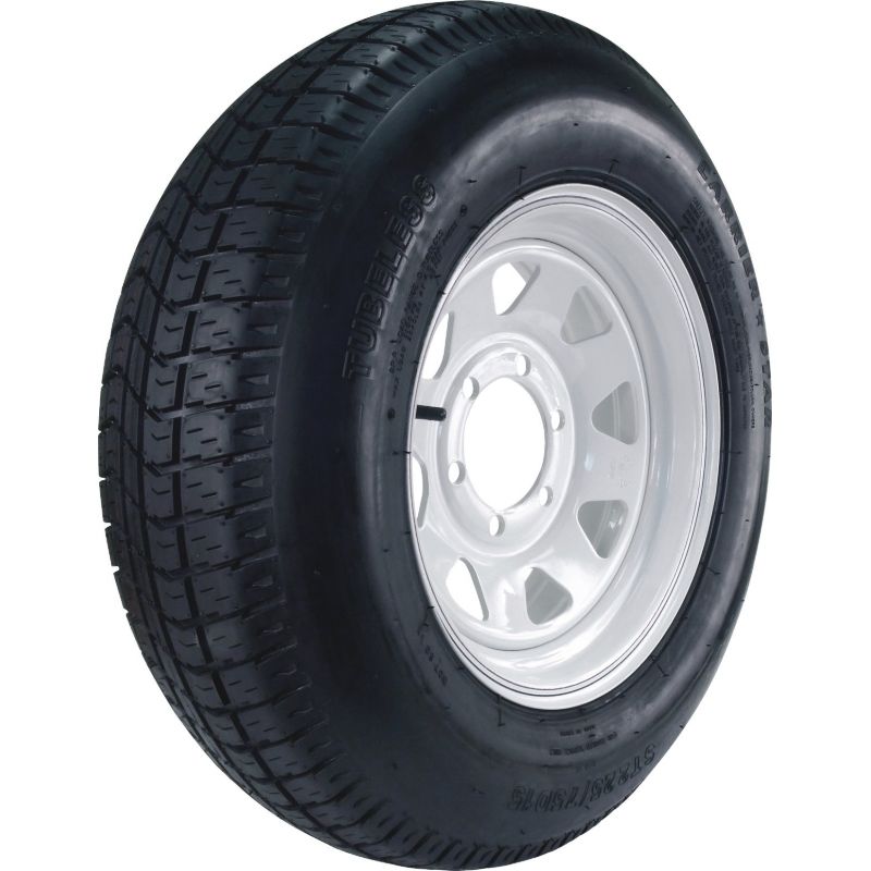 Kenda Loadstar 225/75D Trailer Tire and Wheel Tire And Wheel Assembly