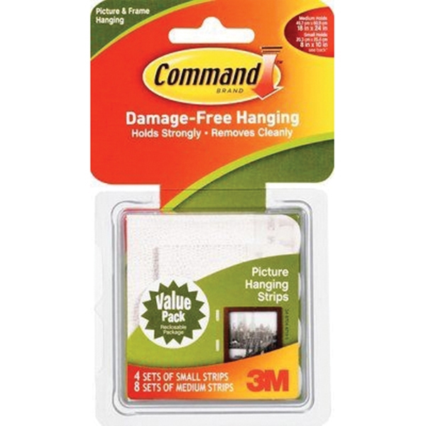 3M command magnetic strips 3m command adhesive strips Picture Removable  Hanging Interlocking Fastener damage free hanging