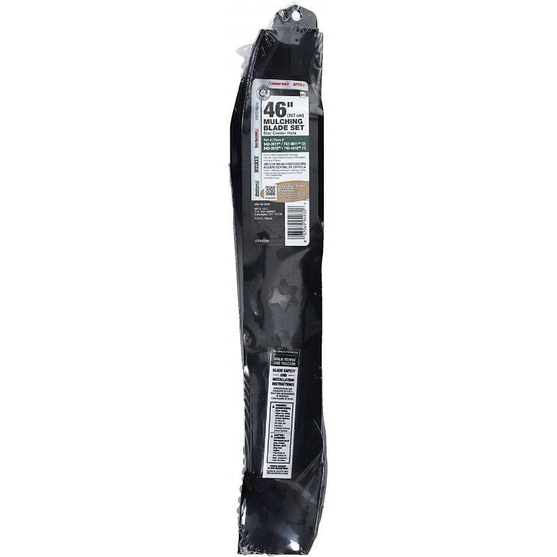 Arnold MTD 46 In. Replacement Mower Blade Set Tractor Blade
