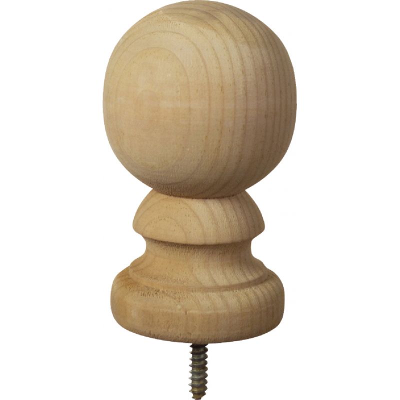 ProWood Treated Ball Top Post Cap Natural
