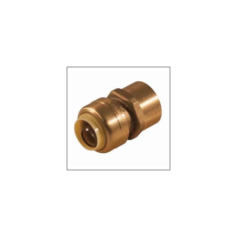 aqua-dynamic 9492-504 Adapter, 3/4 in, Push-Fit x FPT, Brass, 200 psi Pressure