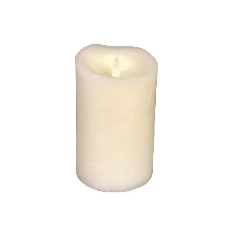 Hometown Holidays 25303 Candle, 7 in Candle, Vanilla Fragrance, Ivory Candle (Pack of 4)