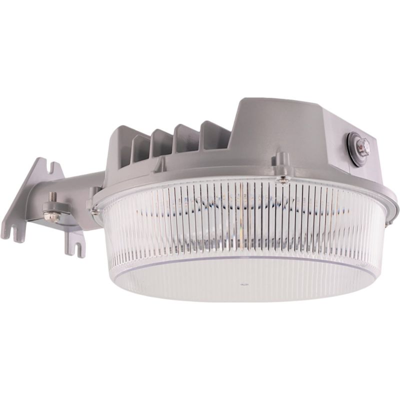 Halo Basic LED Outdoor Area Light Fixture 4.3 In. H X 7.9 In. W. X 10.8 In. D., Gray