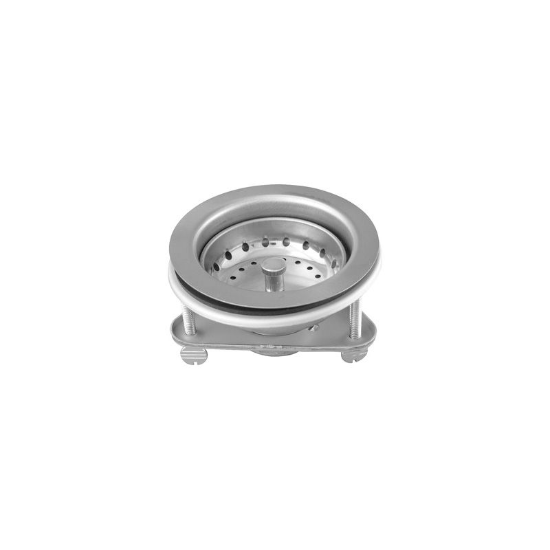 Plumb Pak K5416 Sink Strainer with Thumb Screw, 3.269 in ID x 4.411 in OD Dia, Stainless Steel