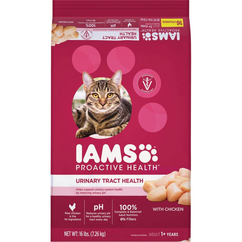 Iams Proactive Health Urinary Tract Formula Dry Cat Food 16 Lb.