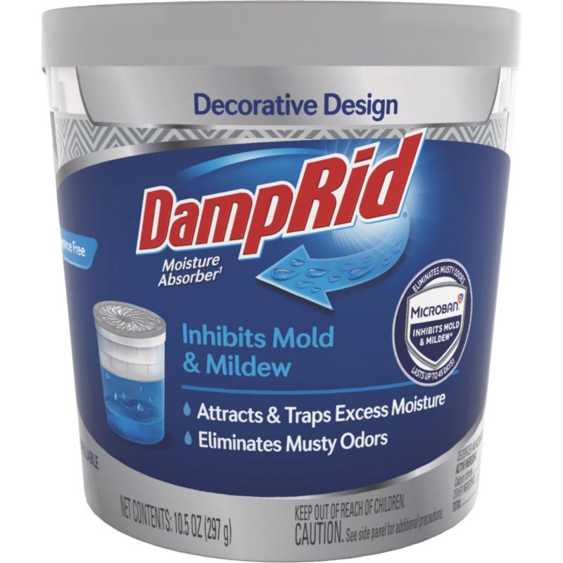 DampRid Refillable Moisture Absorber &amp; Remover with Microban 10.5 Oz.