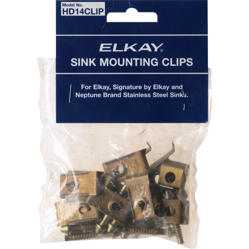 Elkay Sink Clip for Elkay and Neptune SS Sinks Countertop Less Than 1-1/4&quot;