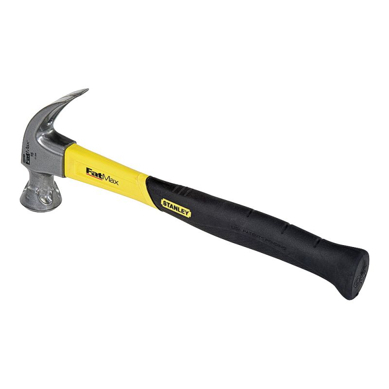 Stanley 51-505 Graphite Nailing Hammer, 16 oz Head, Curved Claw Head, HCS Head, 13 in OAL