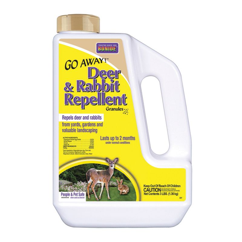 Bonide Go Away 227 Deer and Rabbit Repellent Jug Gray/Tan