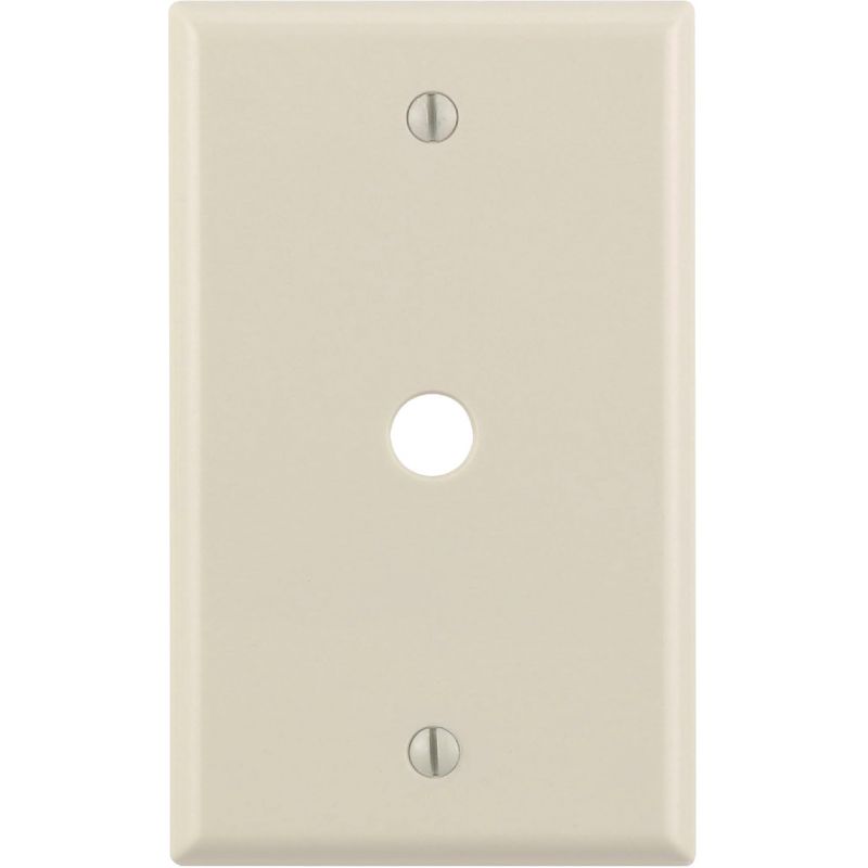 Leviton Telephone/Cable Wall Plate Light Almond