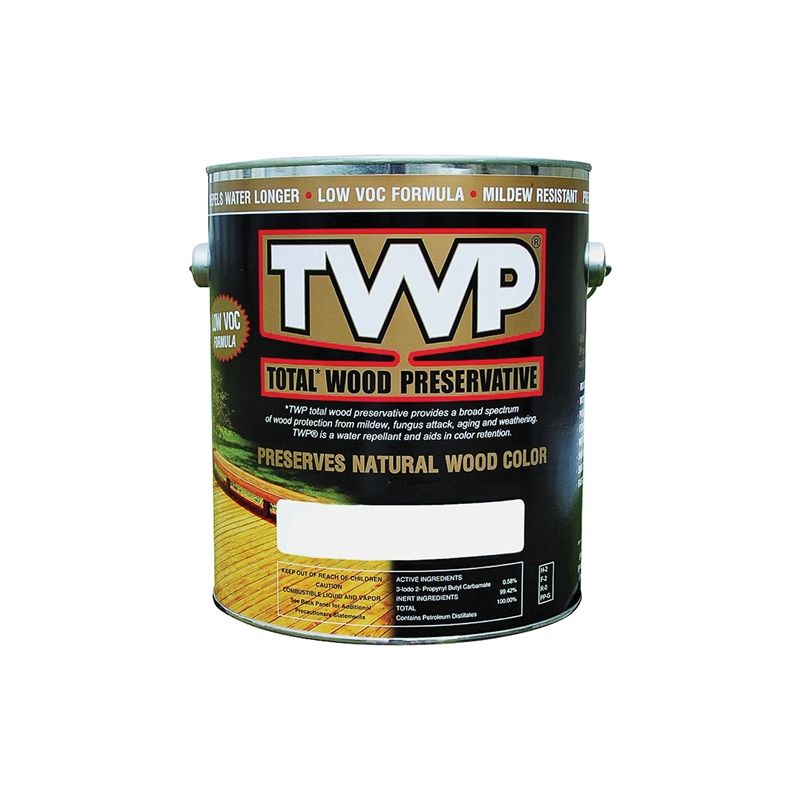 TWP 1500 Series TWP-1503-1 Wood Preservative, Dark Oak, Liquid, 1 gal, Can Dark Oak