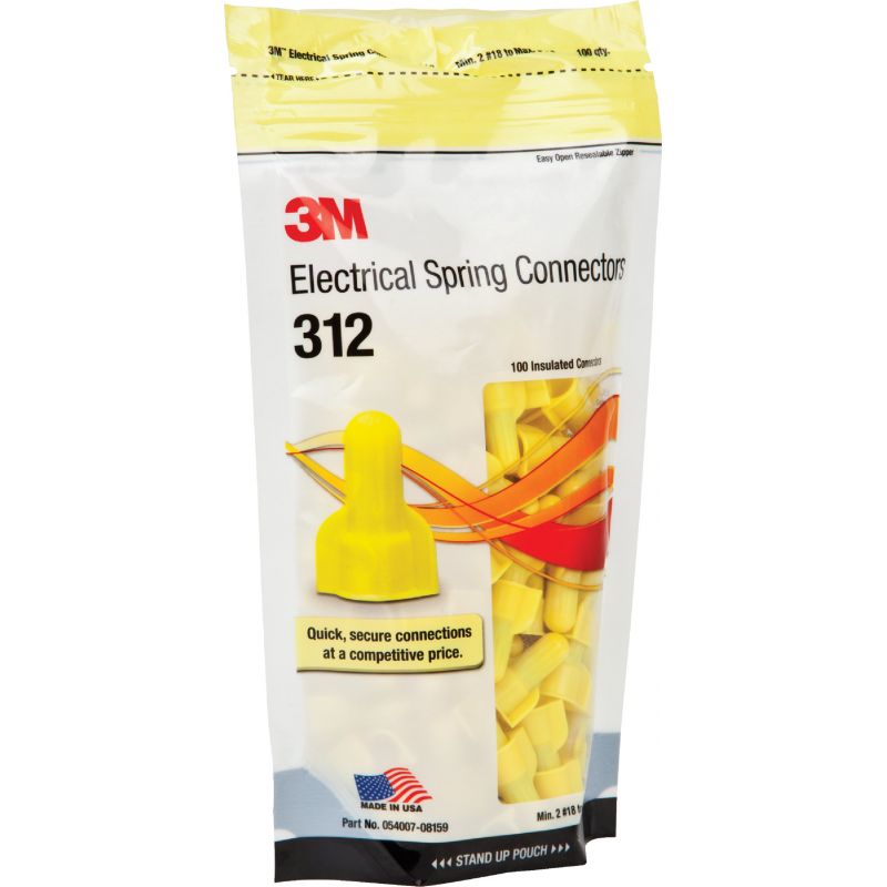 3M Wing Wire Connector Yellow