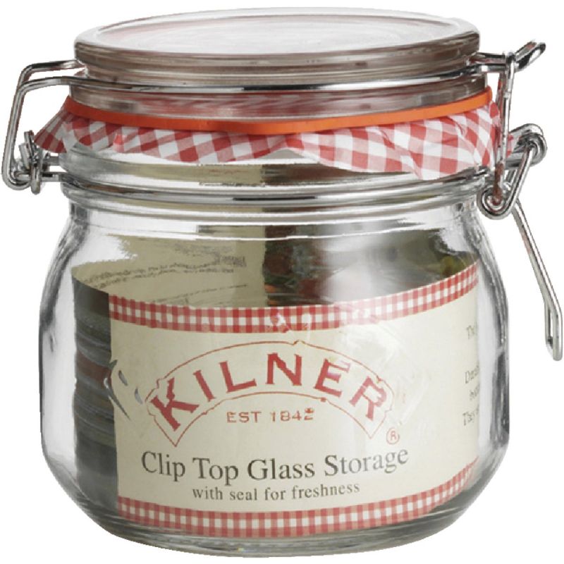 Kilner Round Clip Top Glass Storage Jar 17 Oz. (Pack of 12)
