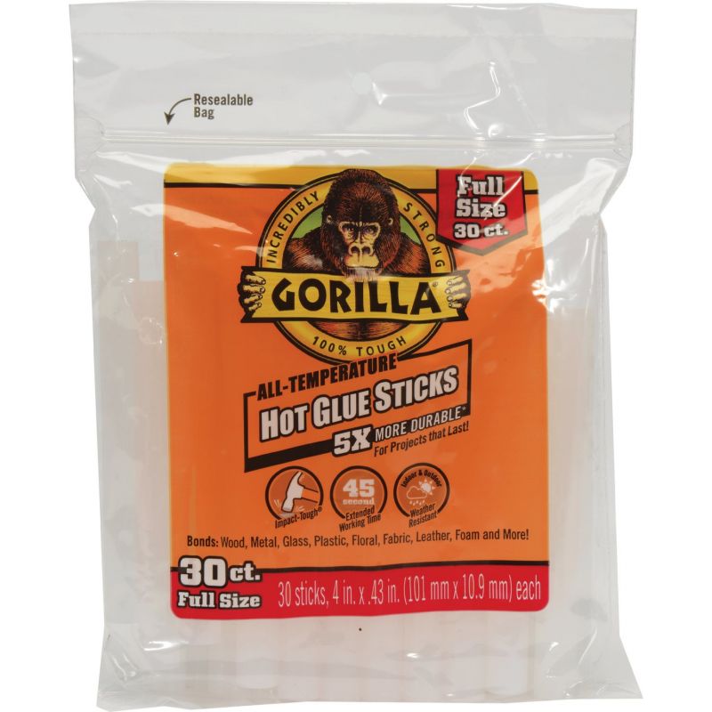 Gorilla Hot Melt Glue Clear