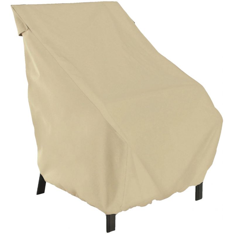 Classic Accessories Terrazzo Tall Patio Chair Cover Tan