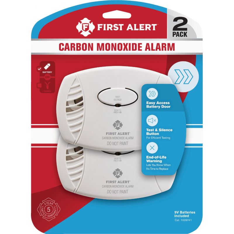 First Alert Electrochemical Carbon Monoxide Alarm White