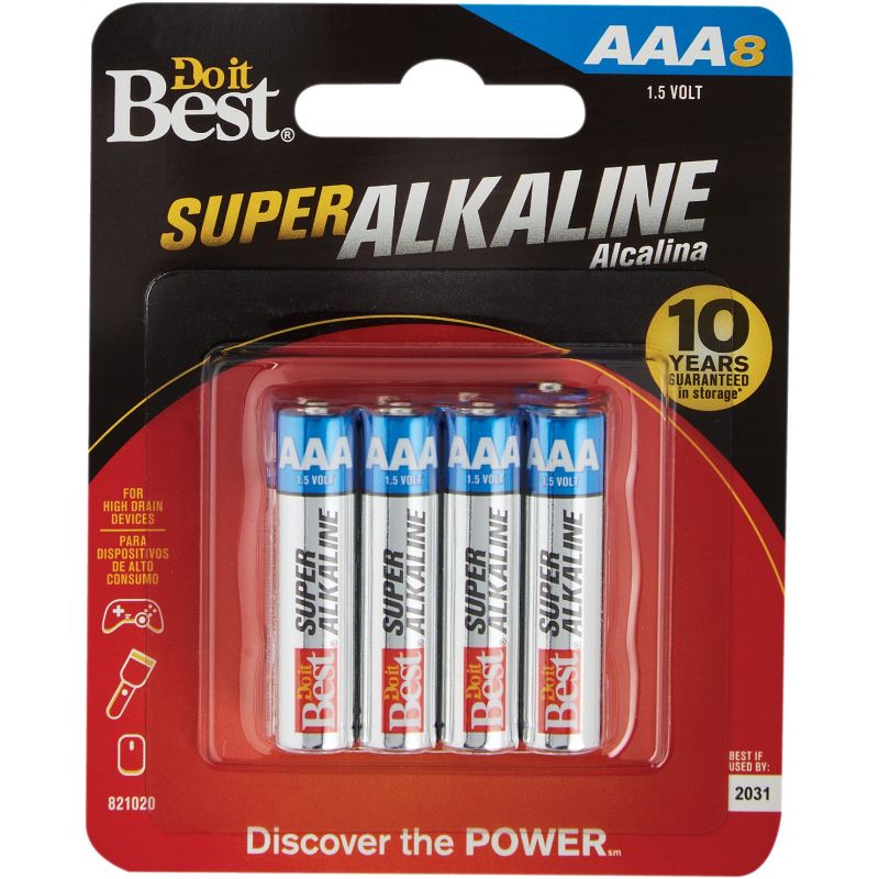 Do it Best AAA Alkaline Battery 1123 MAh