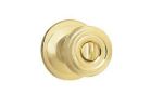 Kwikset Signature Series 730CN 3 CP Privacy Door Knob, Polished Brass