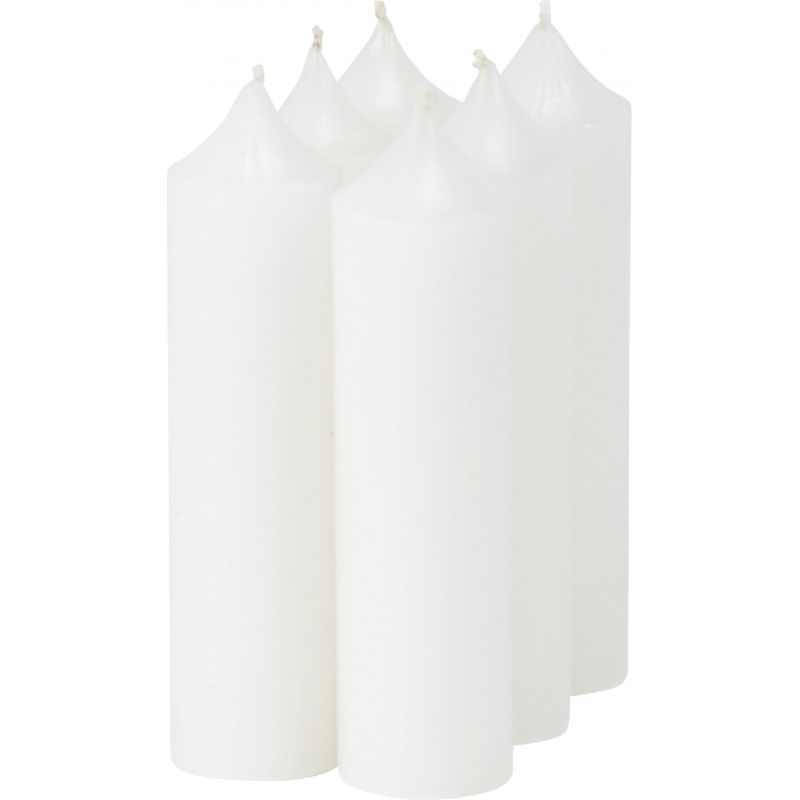 Candle-lite Plumbers Candle 1-1/4 In. X 5 In., White (Pack of 200)