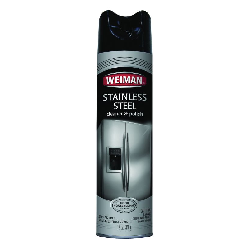 Weiman 2 Cleaner and Polish, 12 oz Aerosol Can, Emulsion, Floral, White White