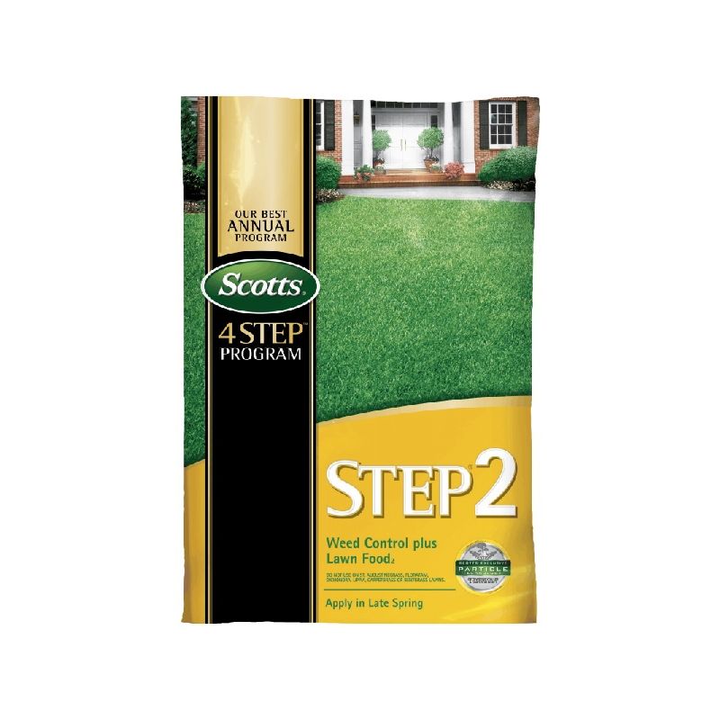 Scotts STEP 2 23616 Plant Food Plus Weed Preventer, Granule, Spreader Application, 13.79 lb Bag Gray
