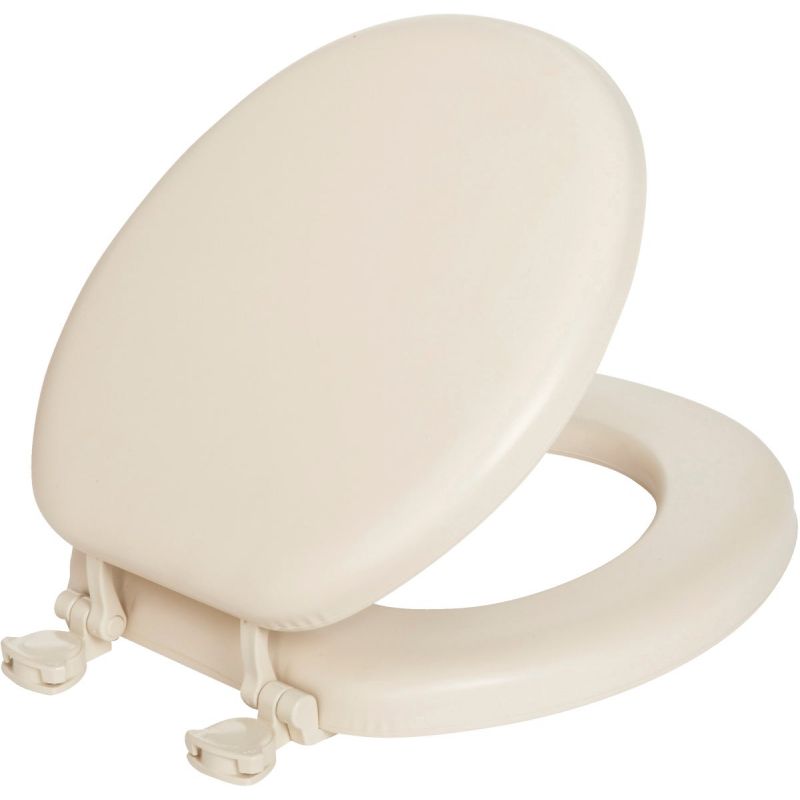 Mayfair Round Premium Soft Toilet Seat Bone, Round
