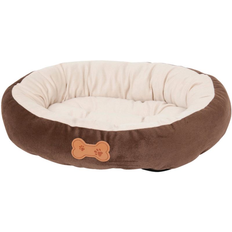 Petmate Aspen Pet Oval Dog Bed Chocolate Brown