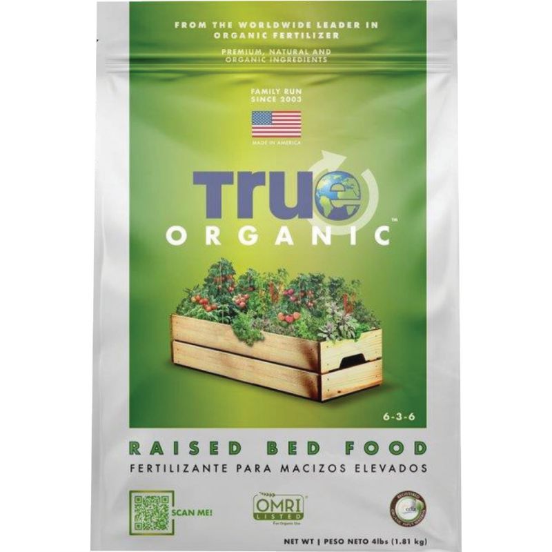 True Organic Raised Bed Dry Plant Food 4 Lb.