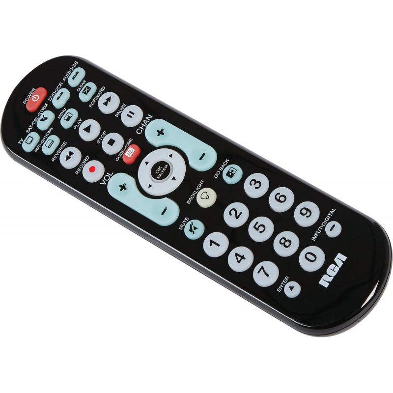 RCA 4-Device Big Button Remote Control Black