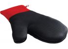 GrillPro Silicone Barbeque Mitt Black/Red
