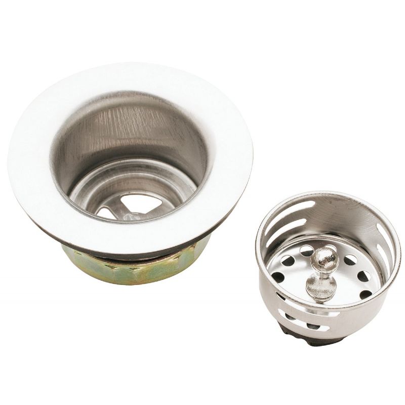 Do it Jr. Duo Bar Sink Basket Strainer Assembly Stainless Steel