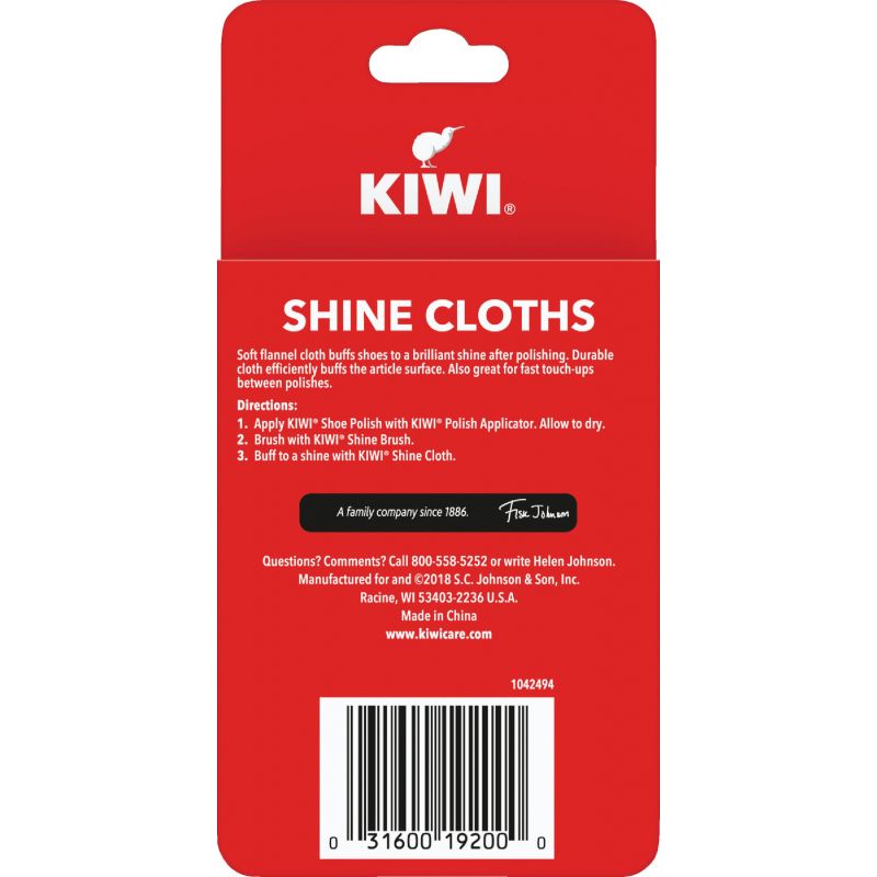 Kiwi Leather Shoe Shine Cloth