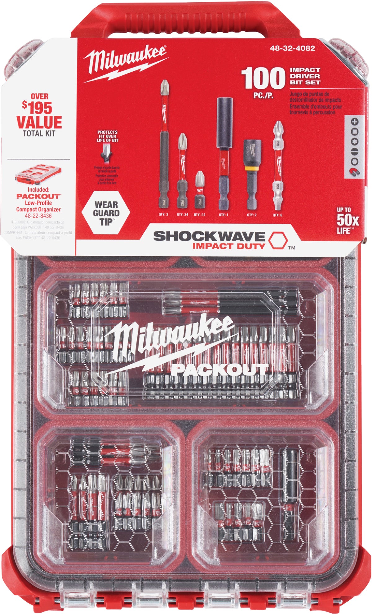 Details about   Milwaukee 4932471586 32 Piece Shockwave Impact Screwdriver Bit Set 