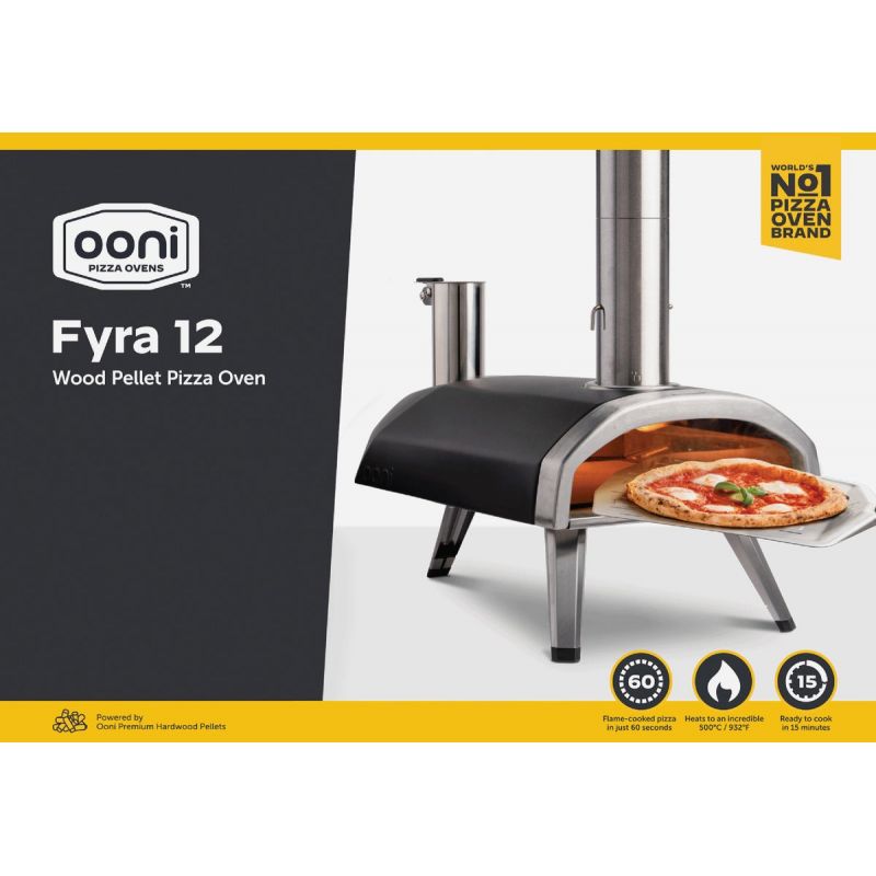 Ooni Fyra 12 Wood Pellet Pizza Oven Black