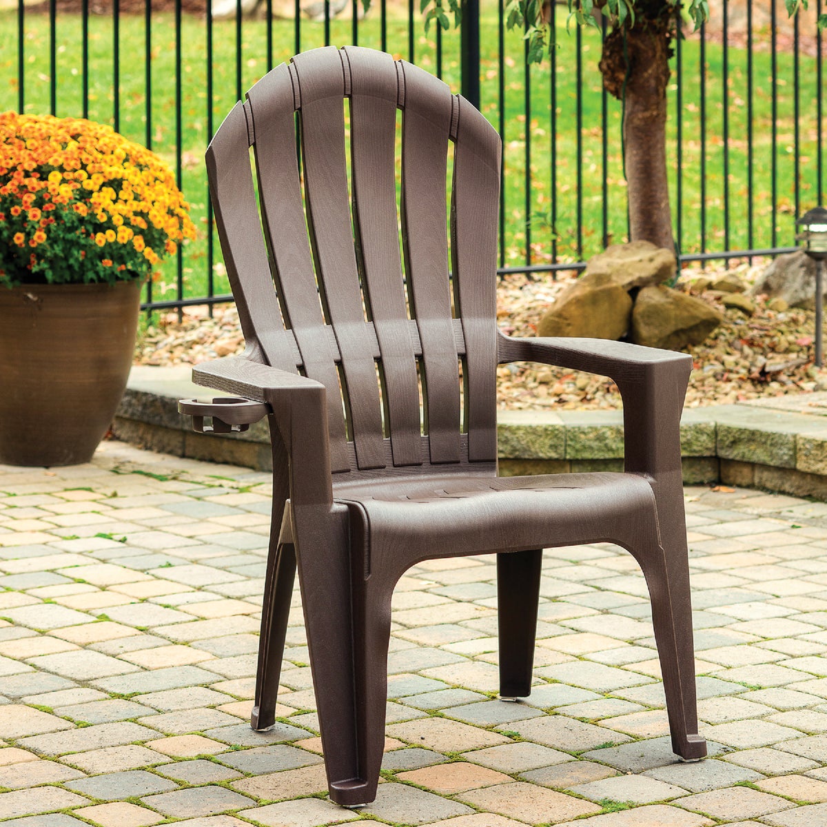 Buy Adams Big Easy Adirondack Chair Earth Brown