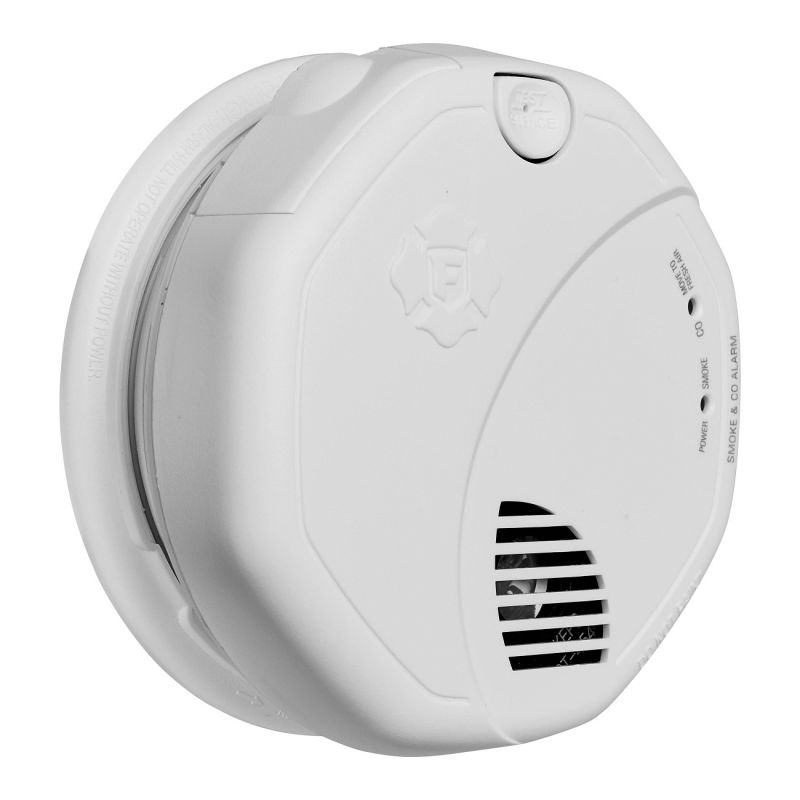 First Alert 1046813 Smoke and Carbon Monoxide Alarm, Alarm: Voice, Electrochemical, Photoelectric Sensor