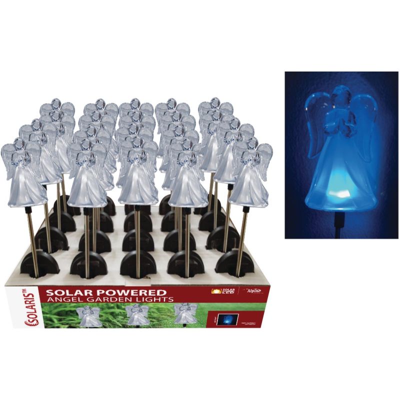 Solaris Angel Solar Stake Light Lawn Ornament Clear (Pack of 20)
